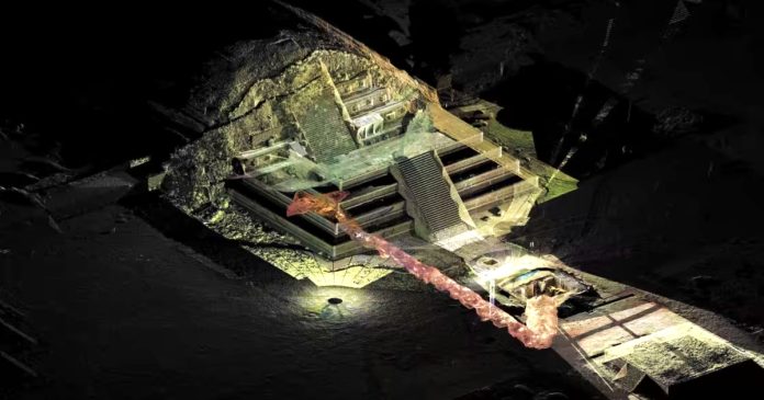 3D Scan of Pyramid of the Feathered Serpent
