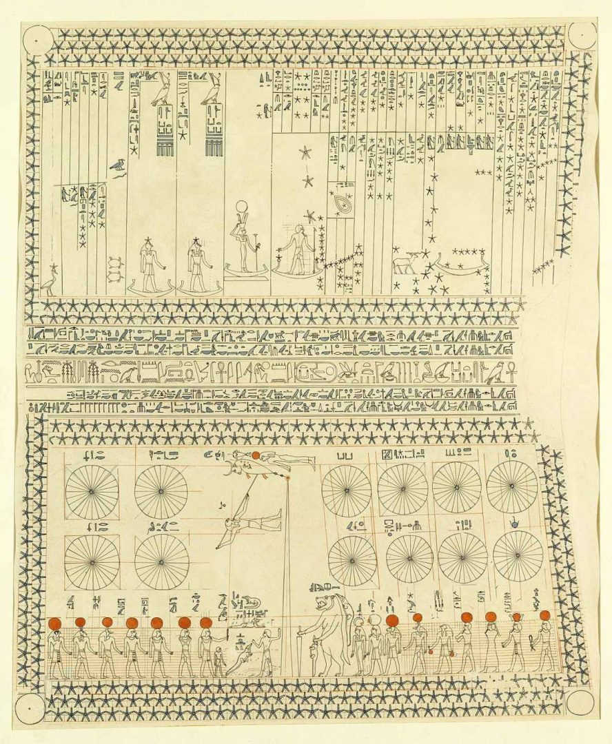 Astronomical ceiling illustration Tomb of Senenmut