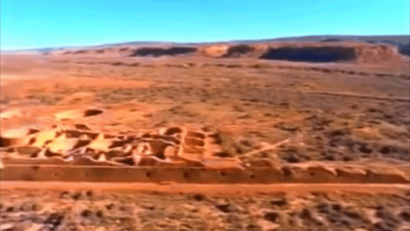 Chaco canyon Enclosed rooms