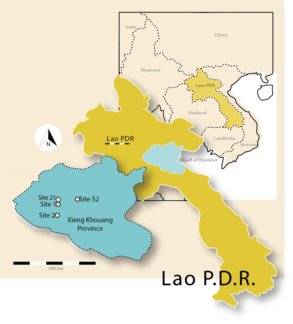 Plain of jars Map