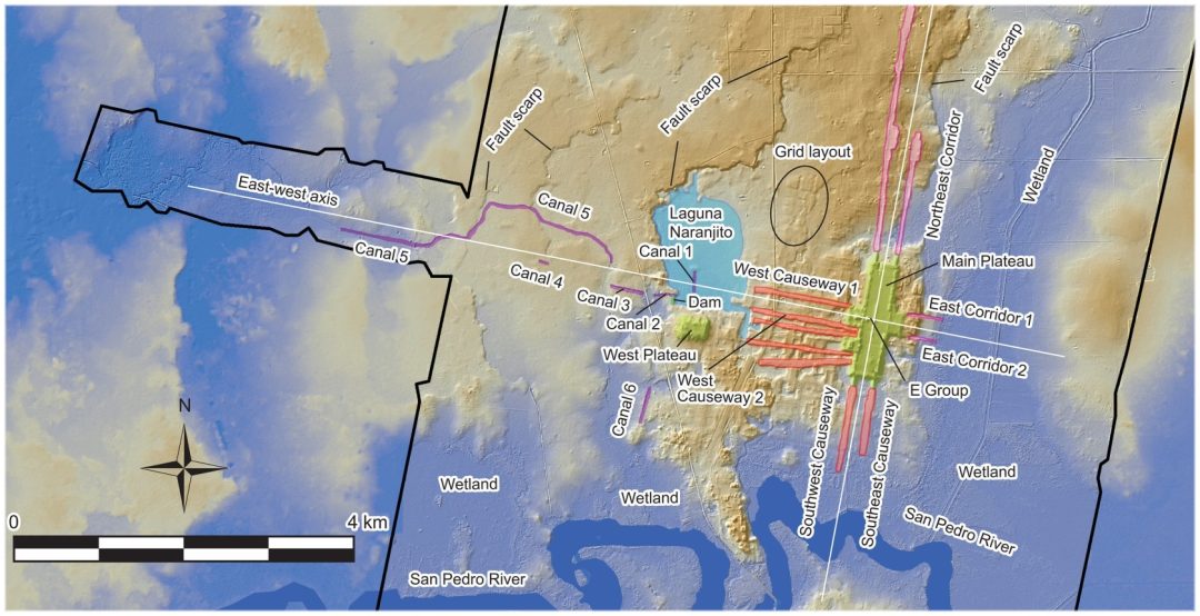 Map of Aguada Fénix