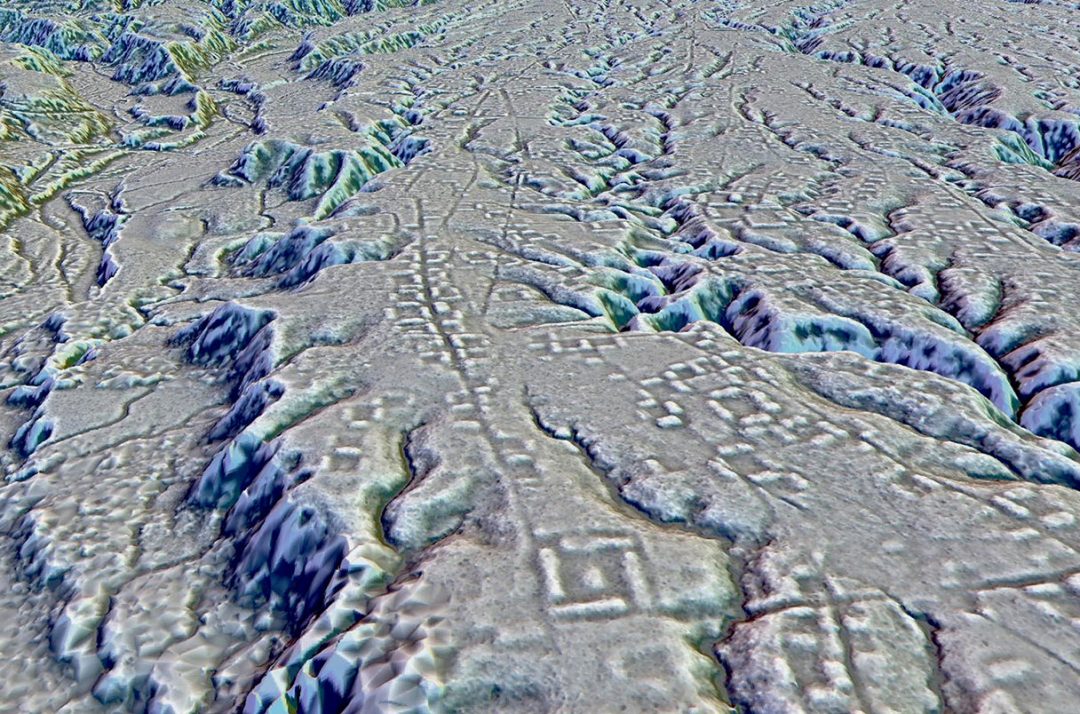 lidar map of the city of Kunguints