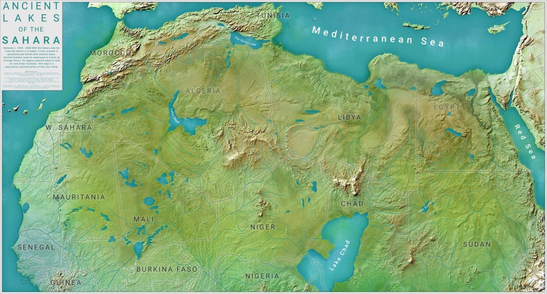 Green Sahara Map