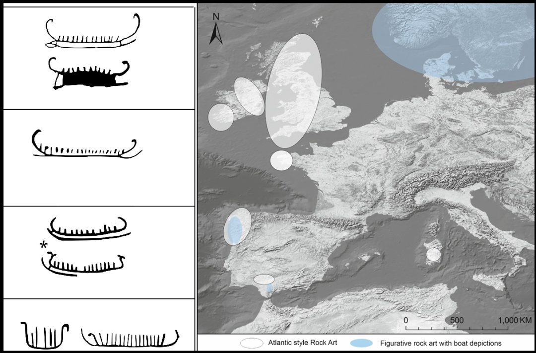 Examples of Atlantic Boat Rock Art