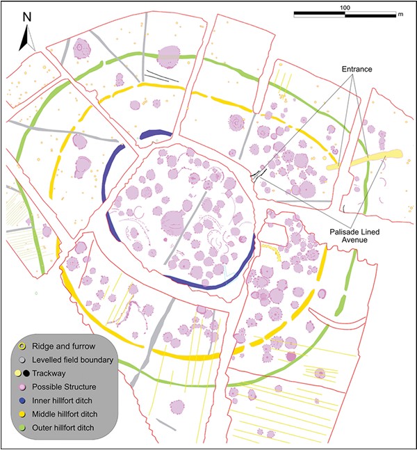 Hill Fort gradiometry data